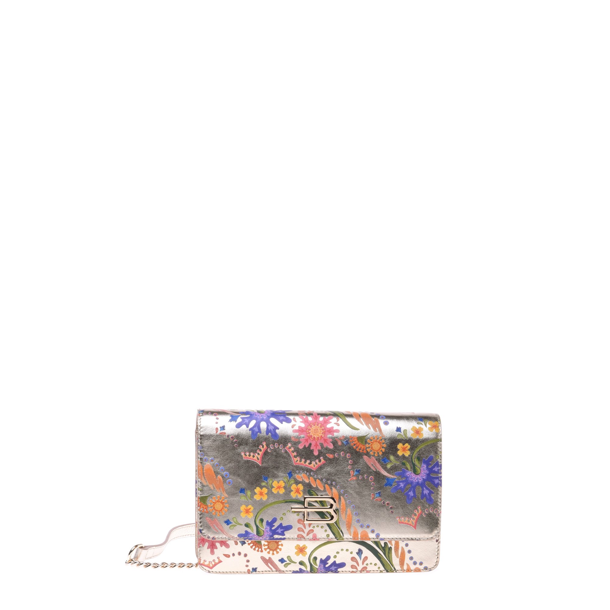 Petal print shoulder wallet image