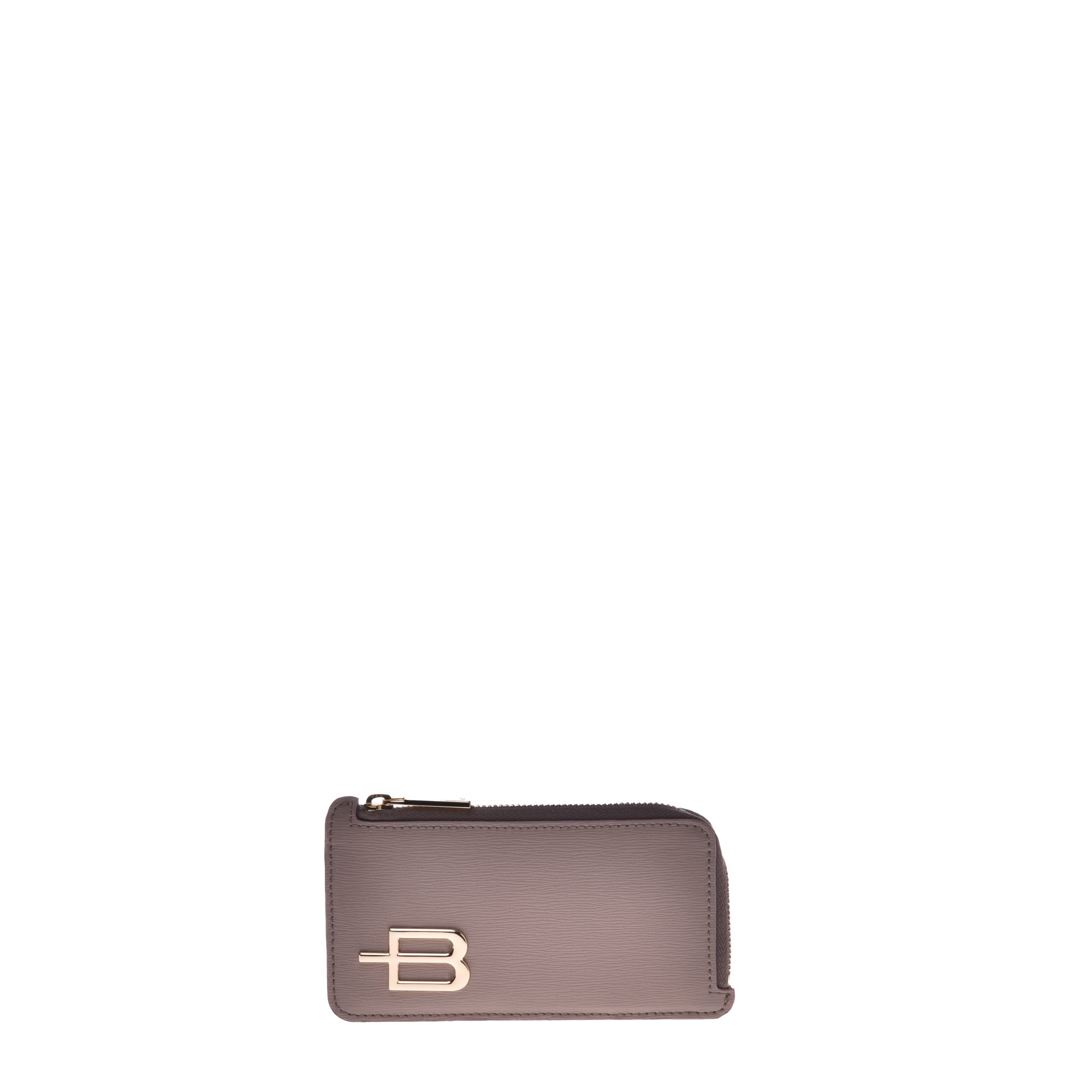 Wallet in taupe saffiano leather image