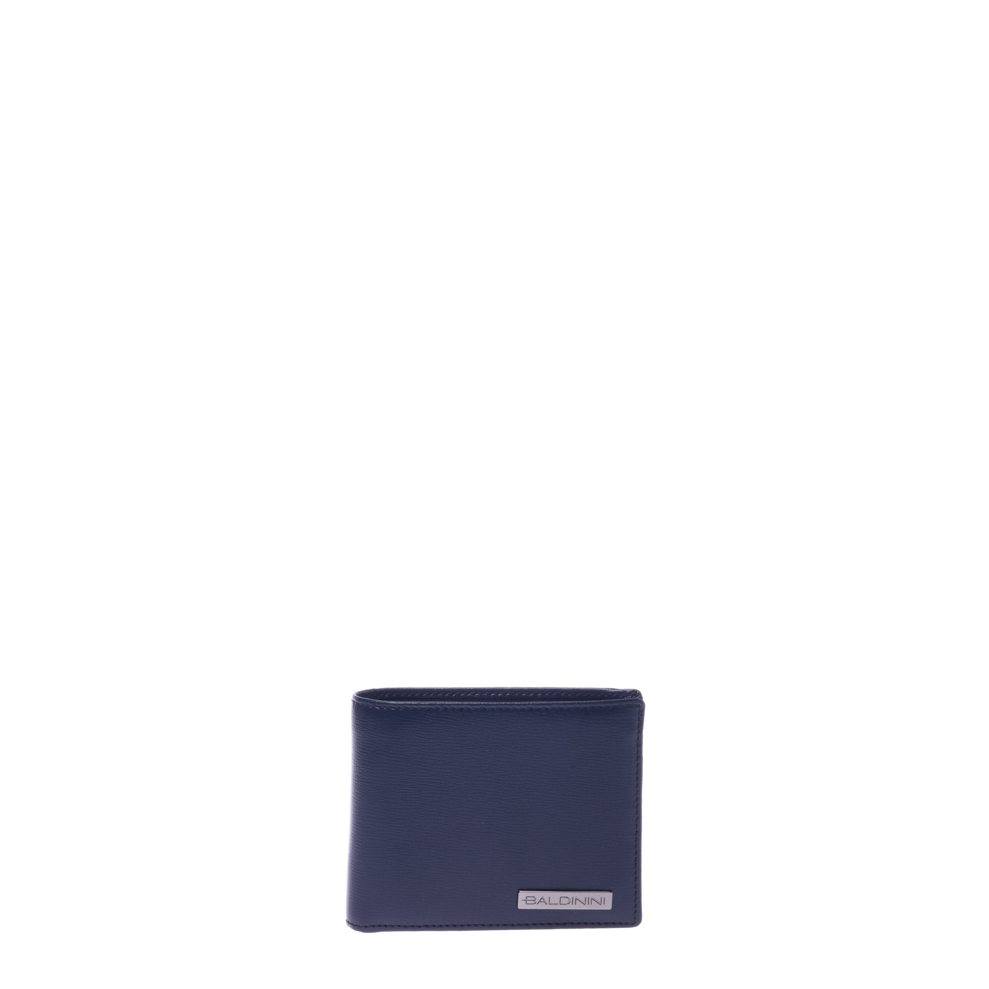 Wallet in dark blue palmellato leather image