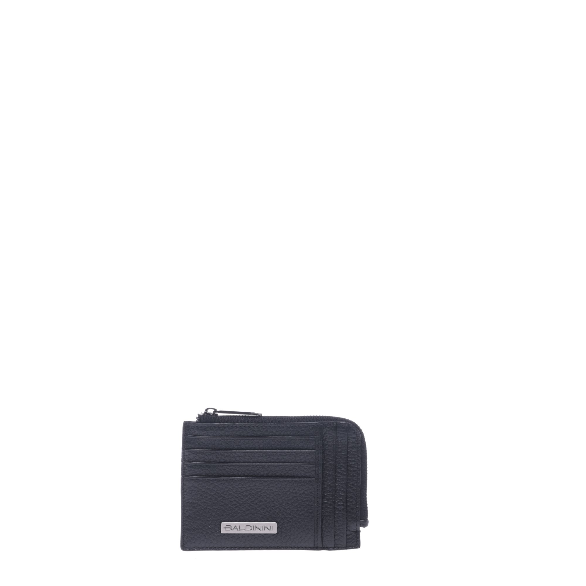 Document holder in black tumbled leather image