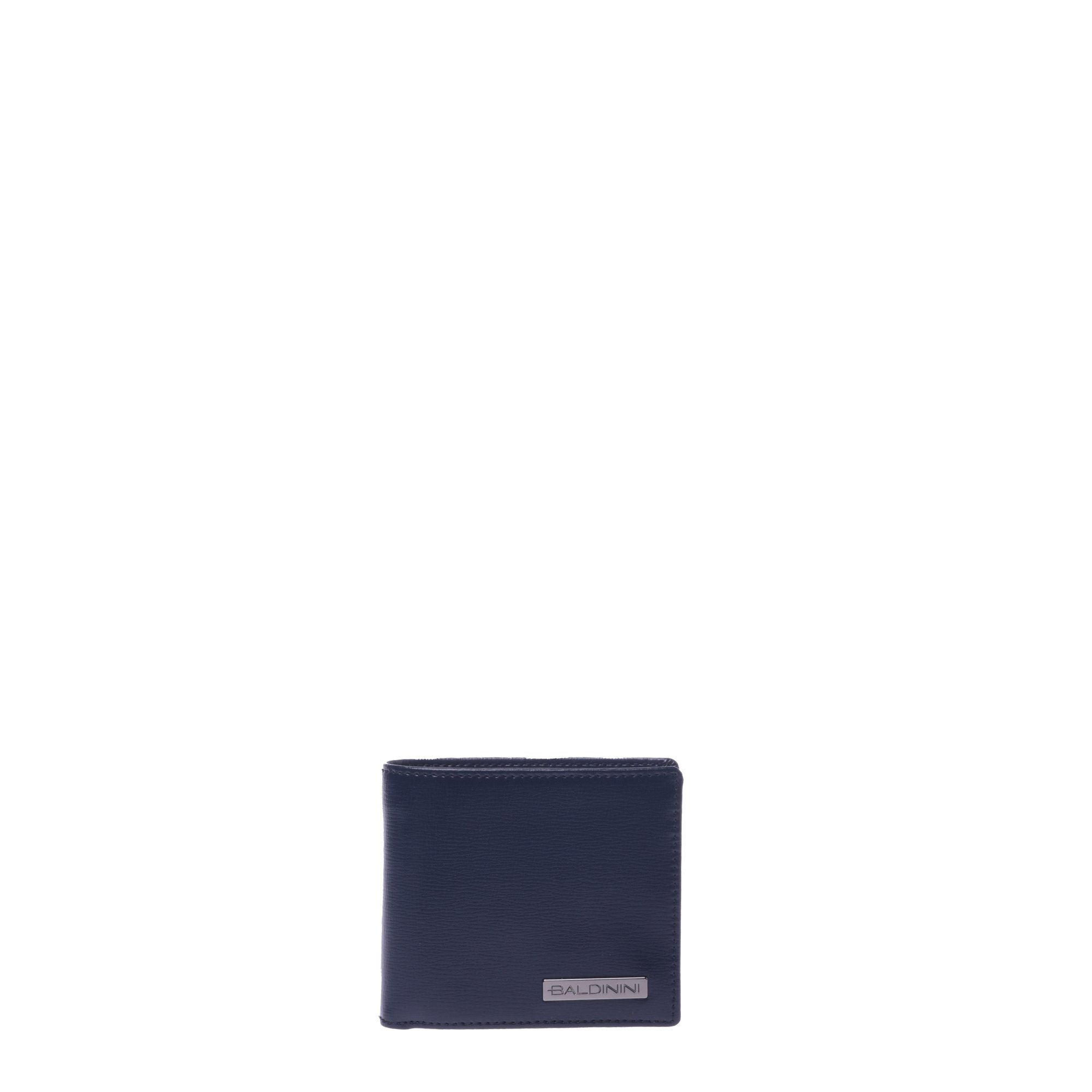 Wallet in dark blue palmellato leather image