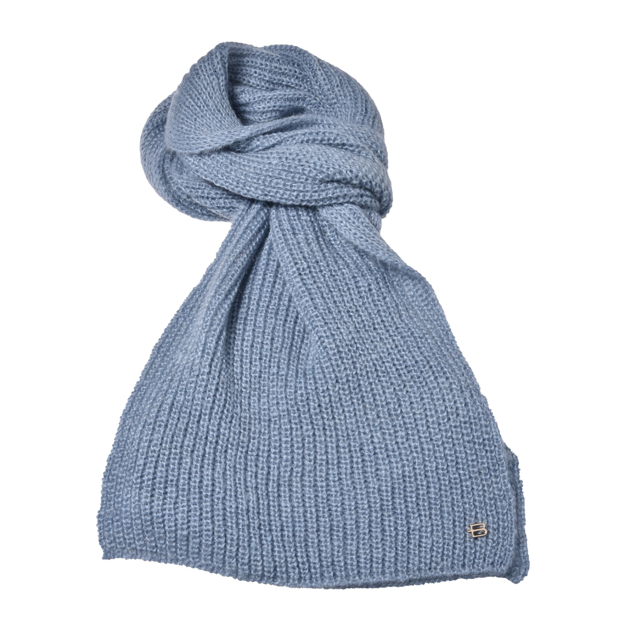 Air force blue mohair scarf image
