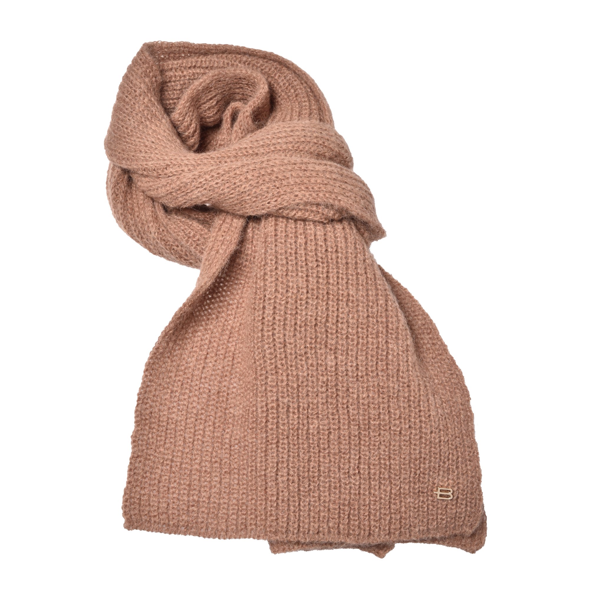 Camel mohair scarf image