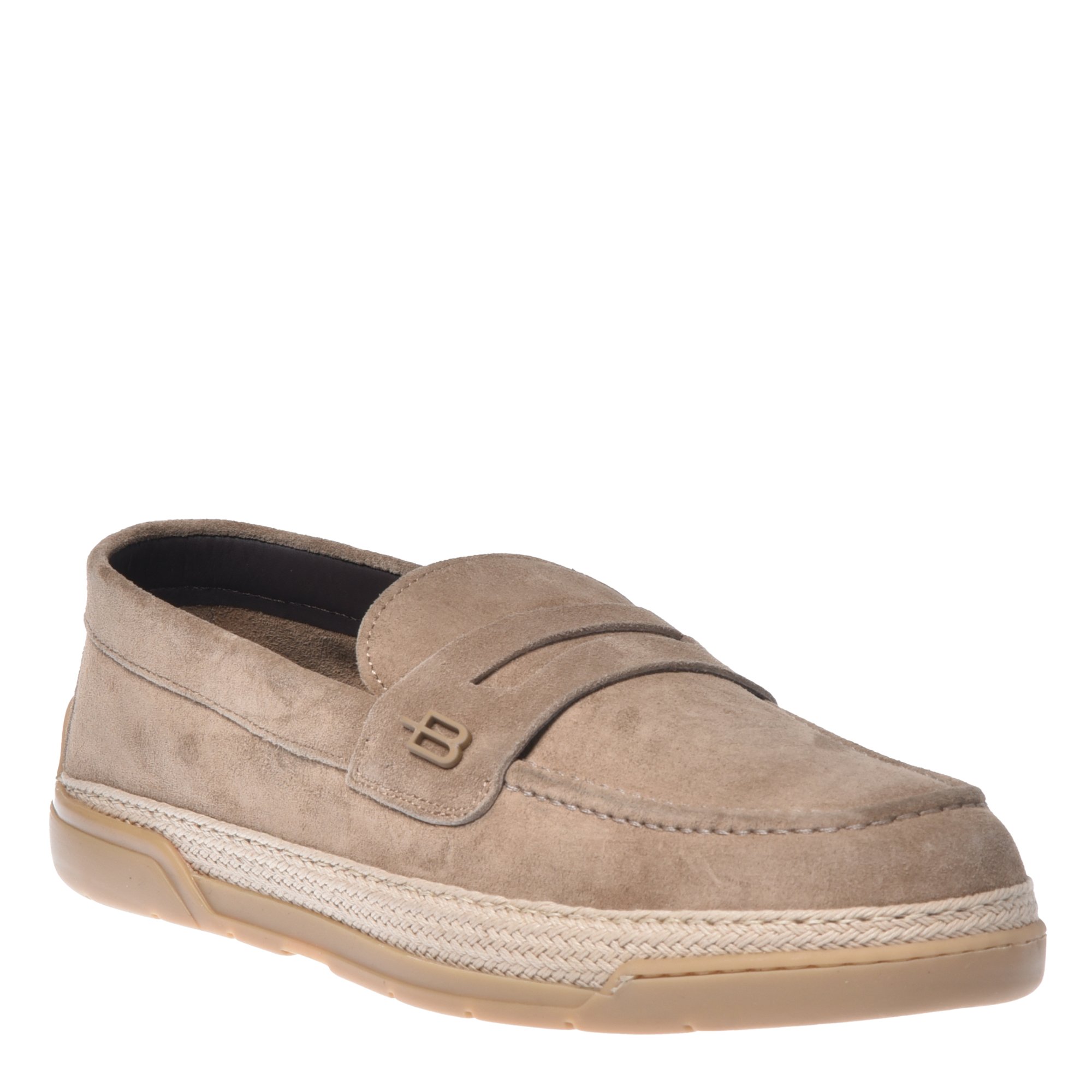 Loafer in taupe suede image