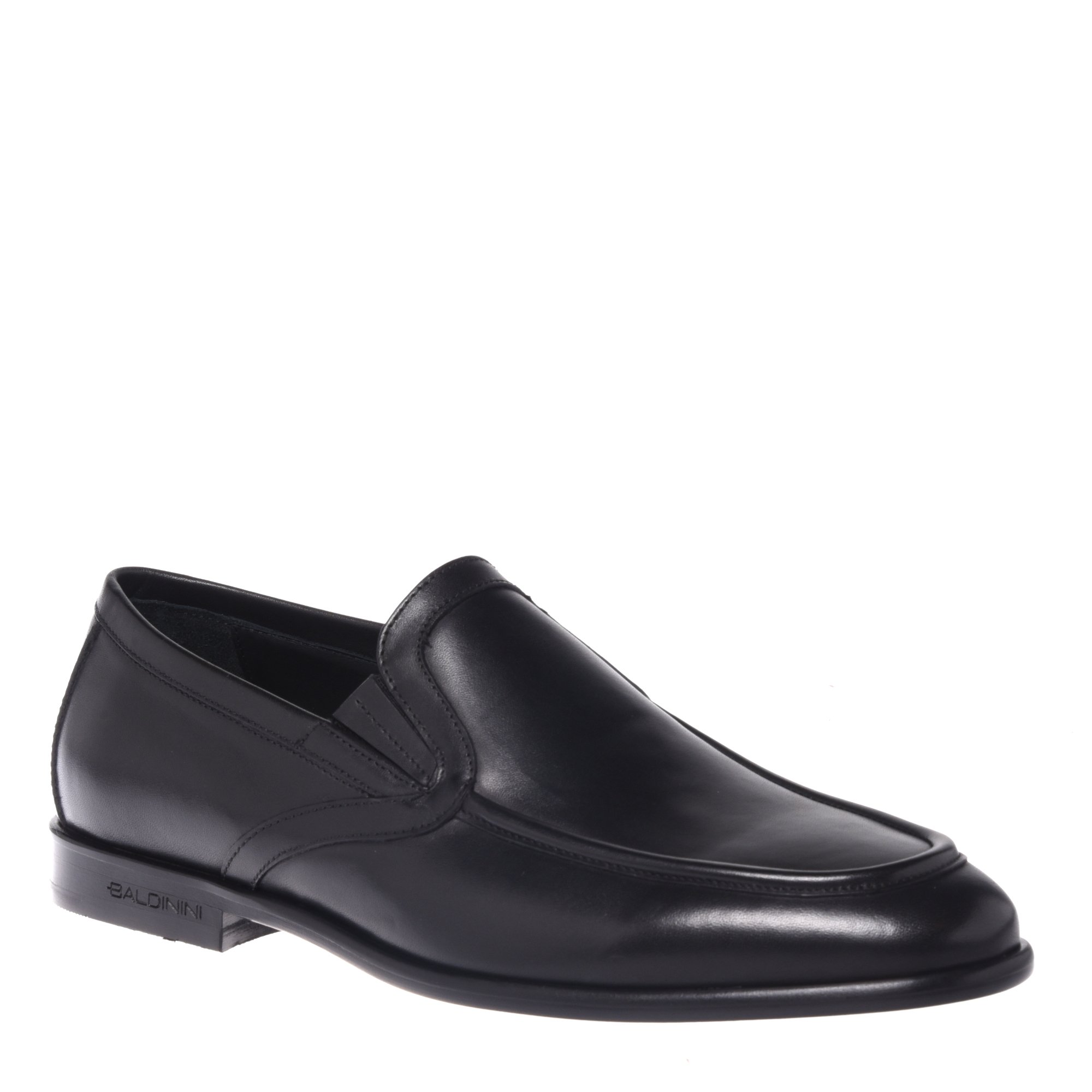Loafers in black leather image