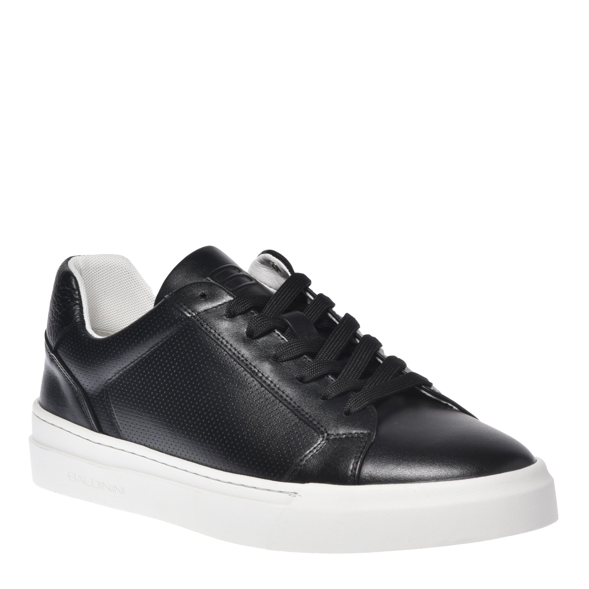 Sneaker in black calfskin image