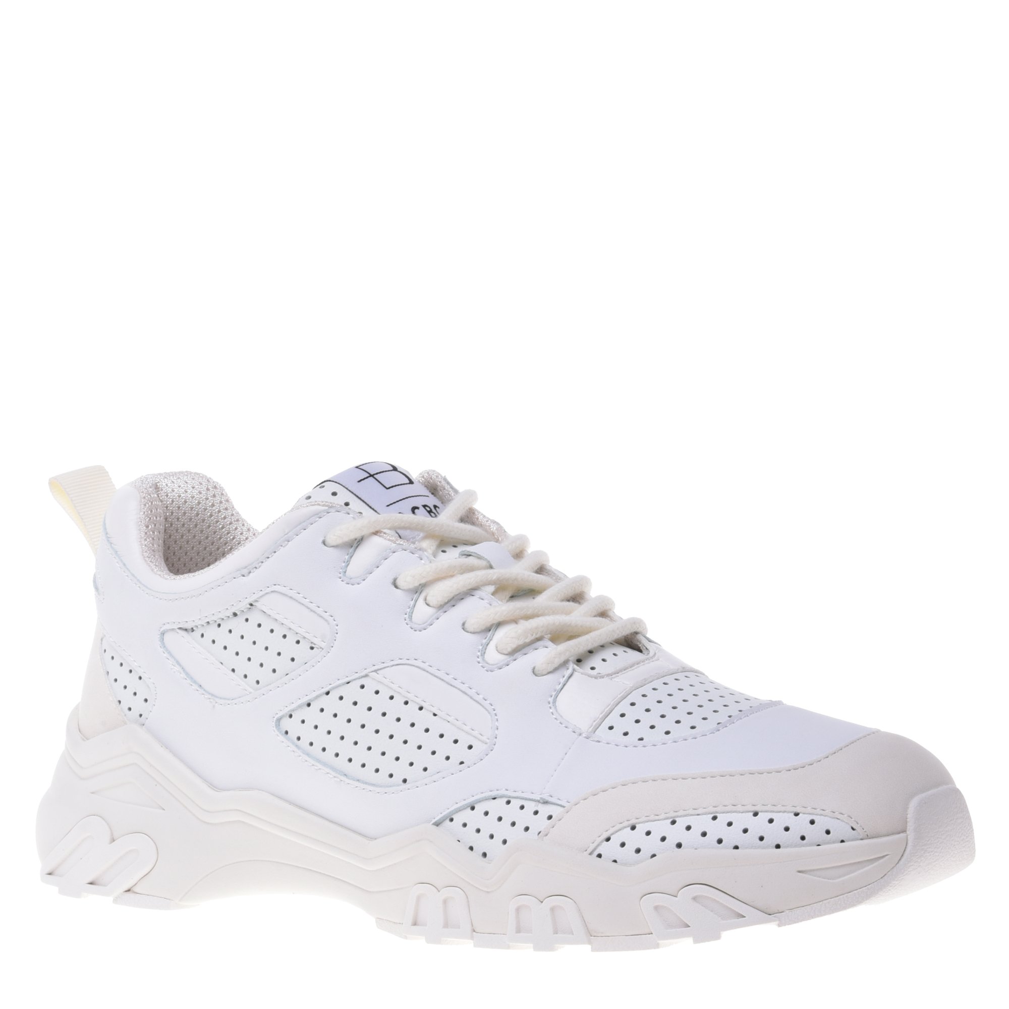 Sneaker in white eco-leather image