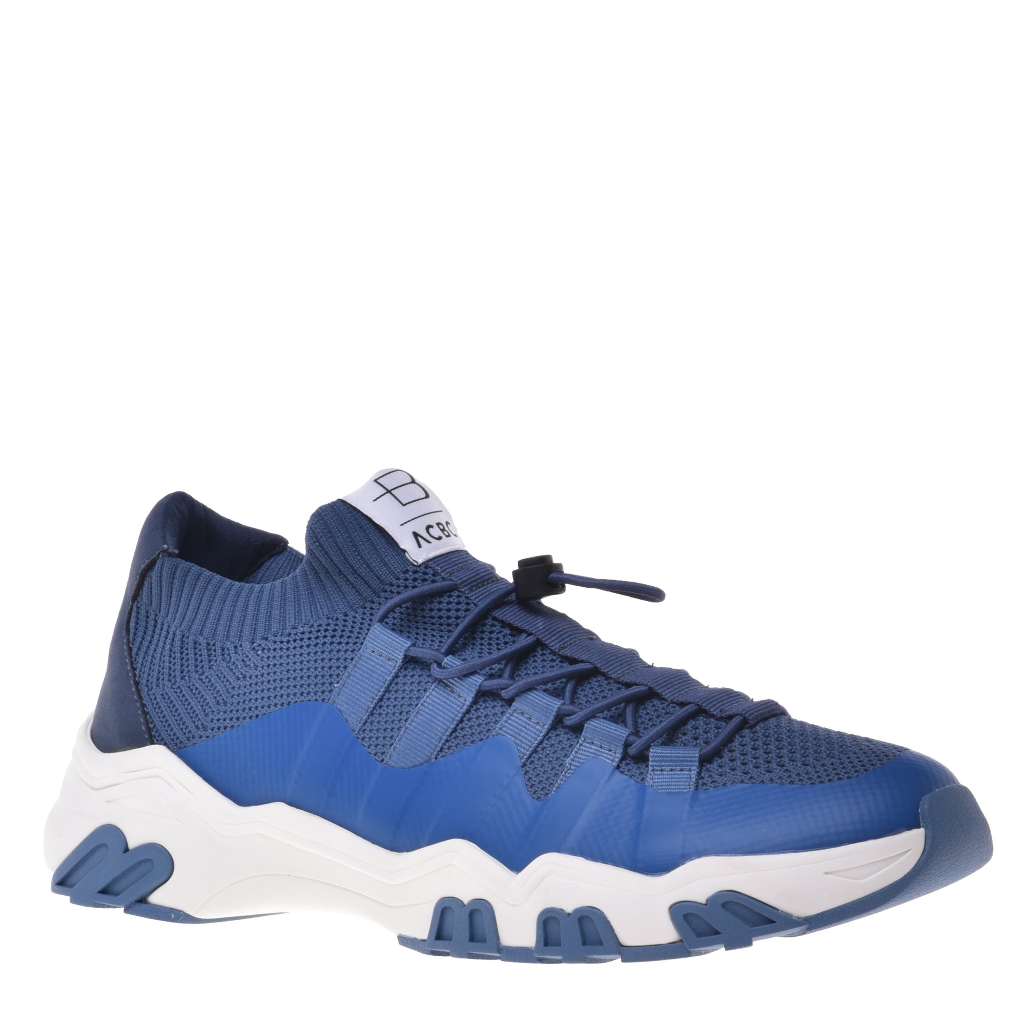 Sneaker in blue eco-leather image