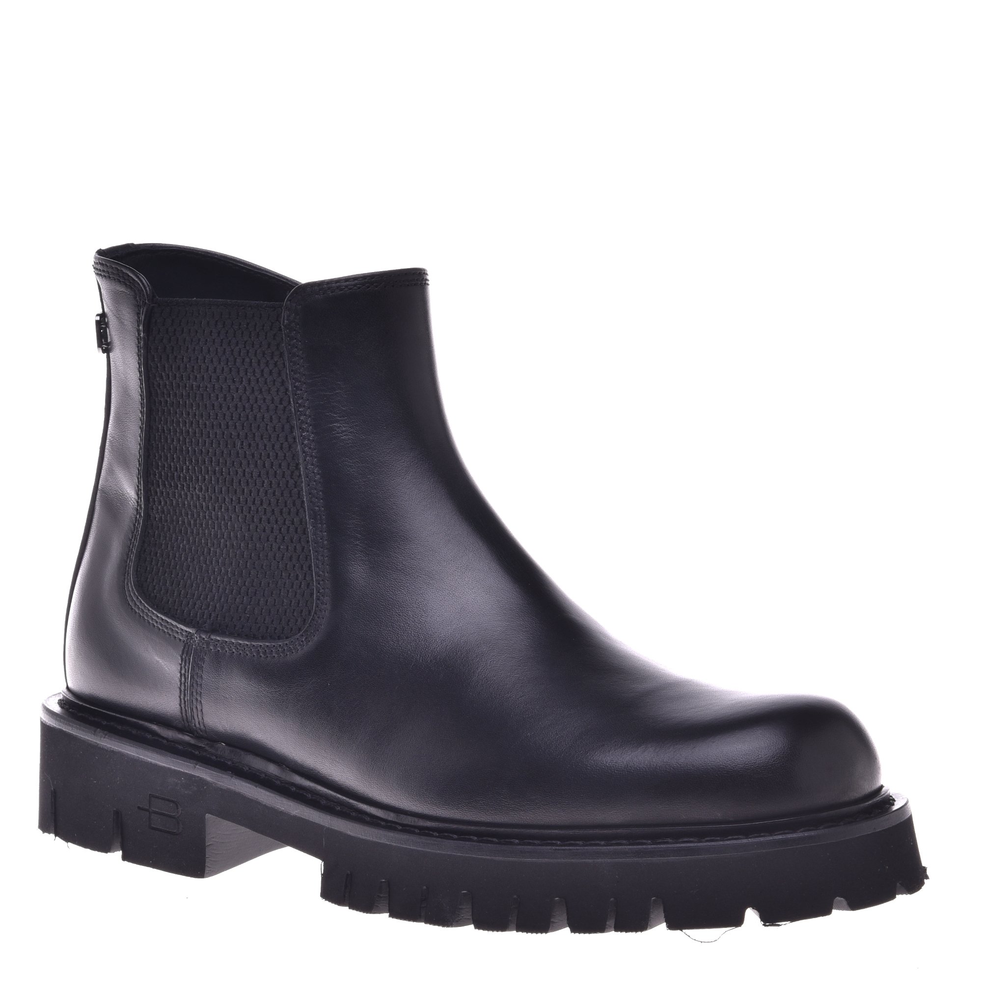 Ankle boots in black leather image