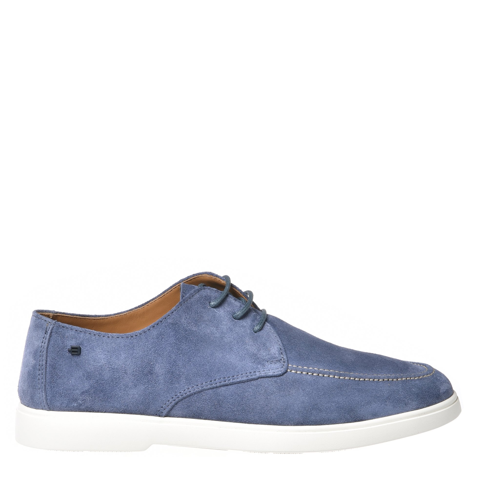 Cerulean suede lace-up image