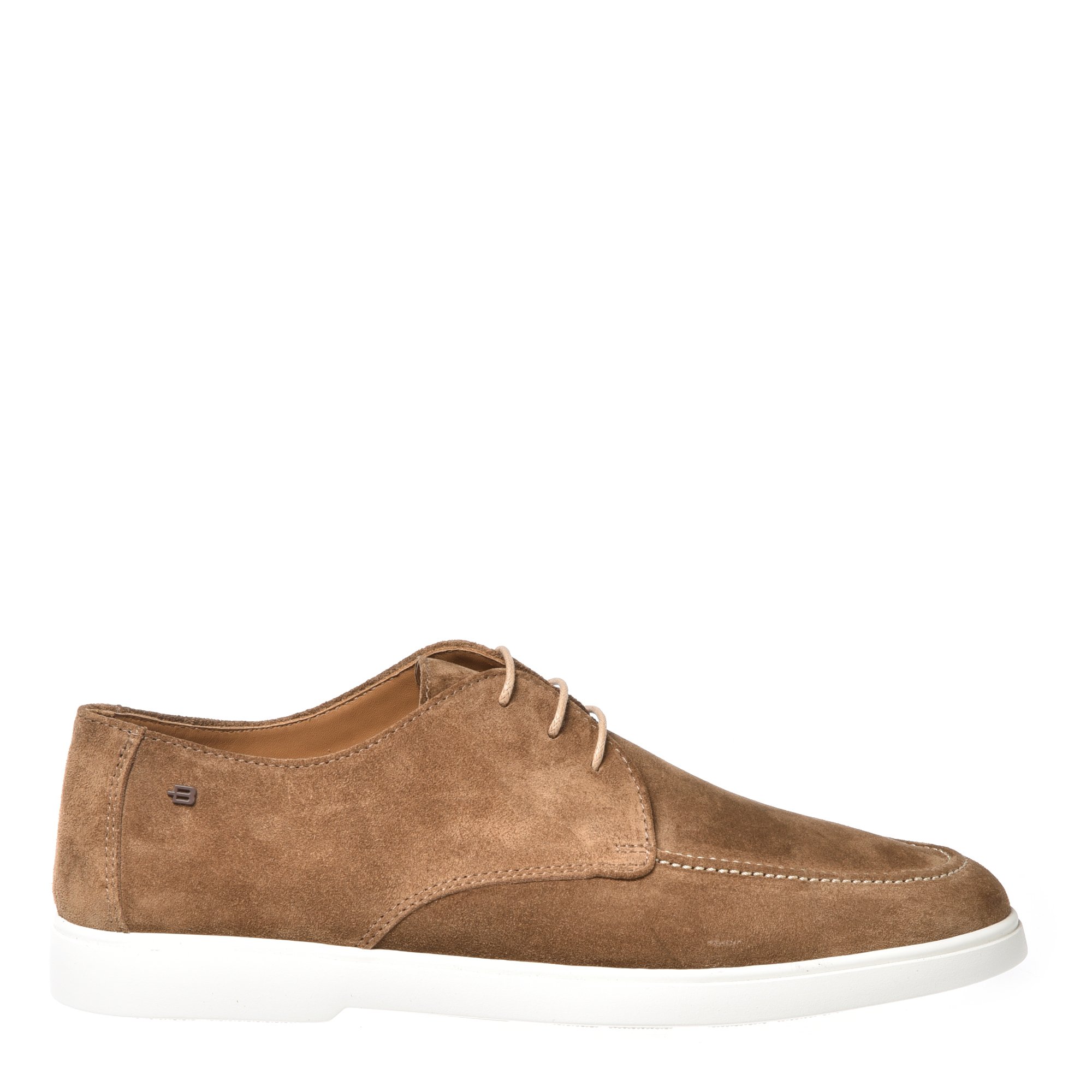 Suede leather lace-up image