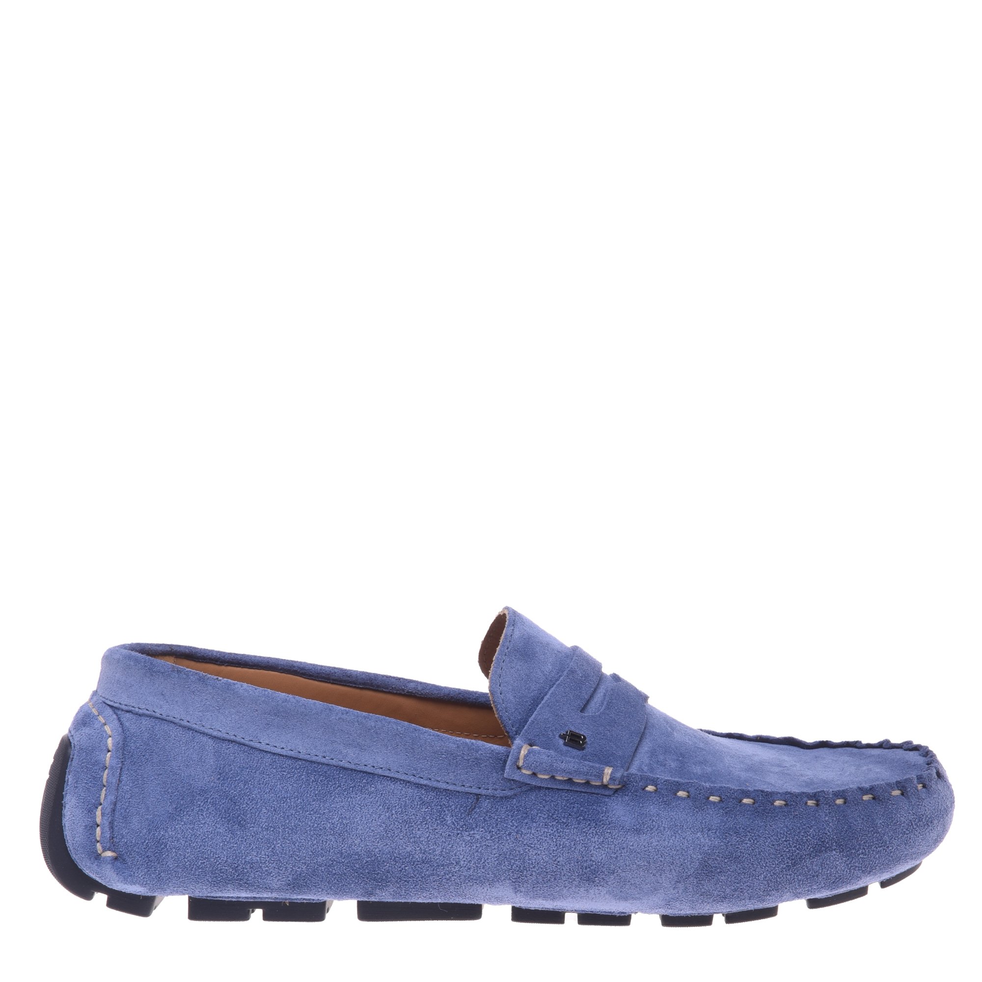Cerulean suede loafer image