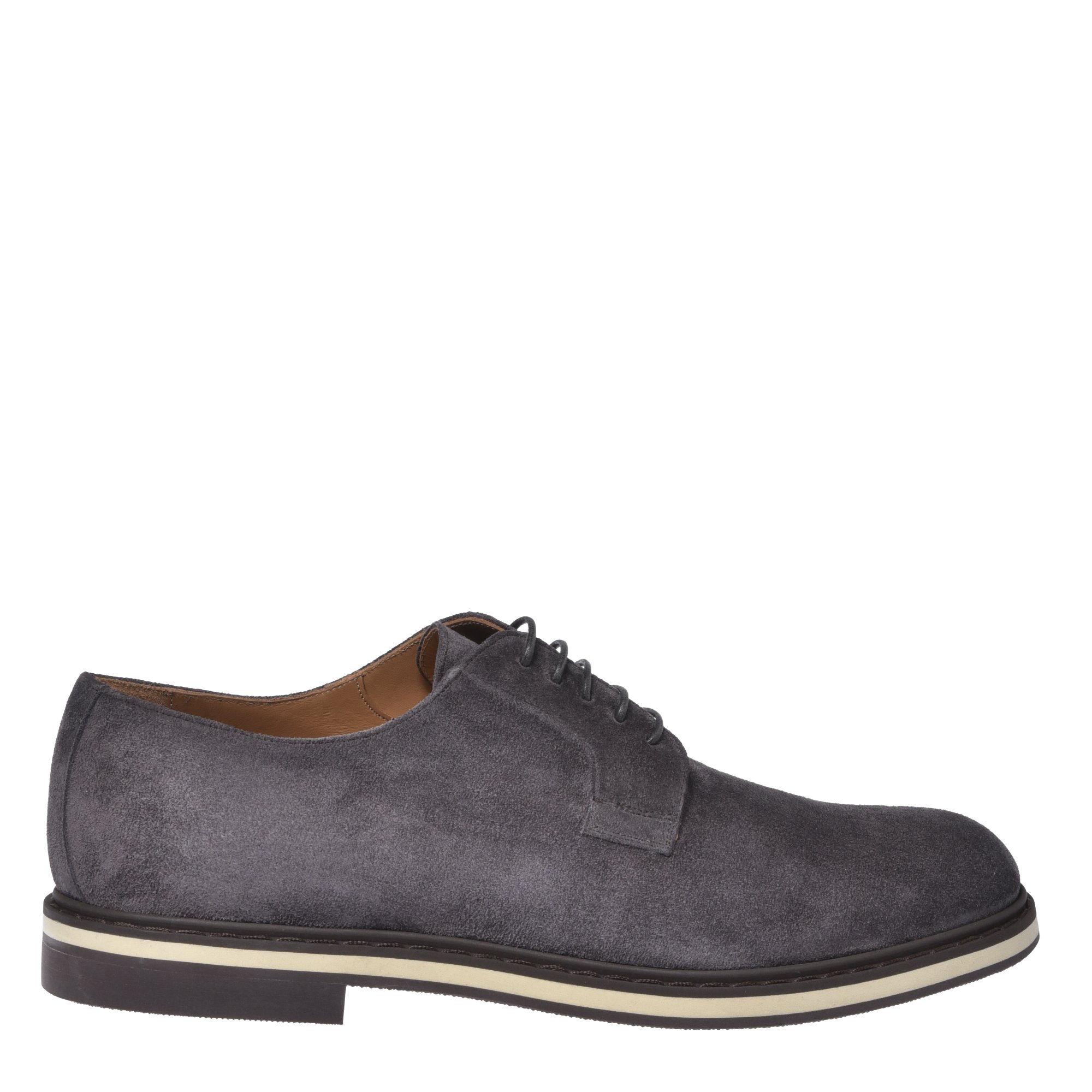 Grey suede lace-up image