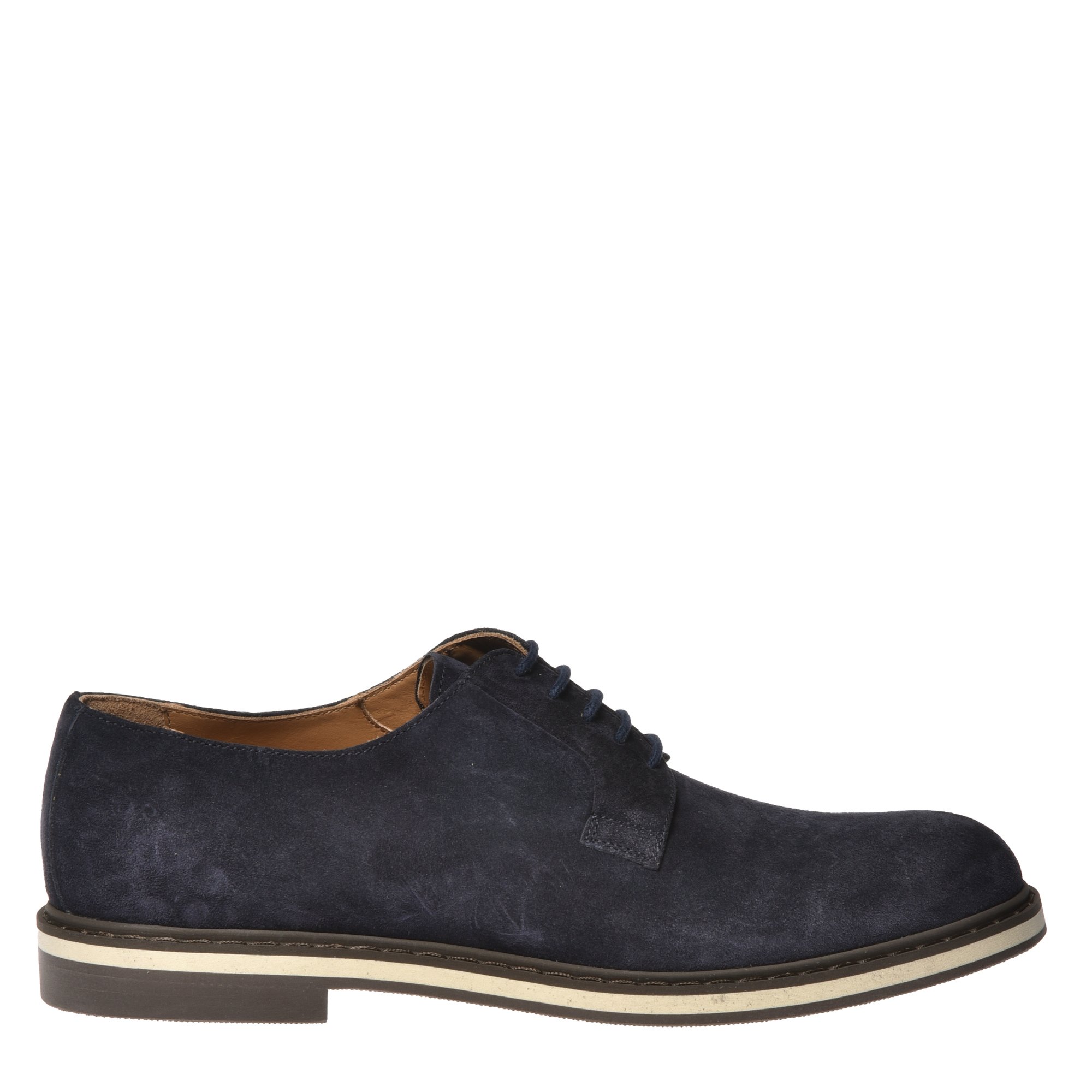 Blue suede lace-up image