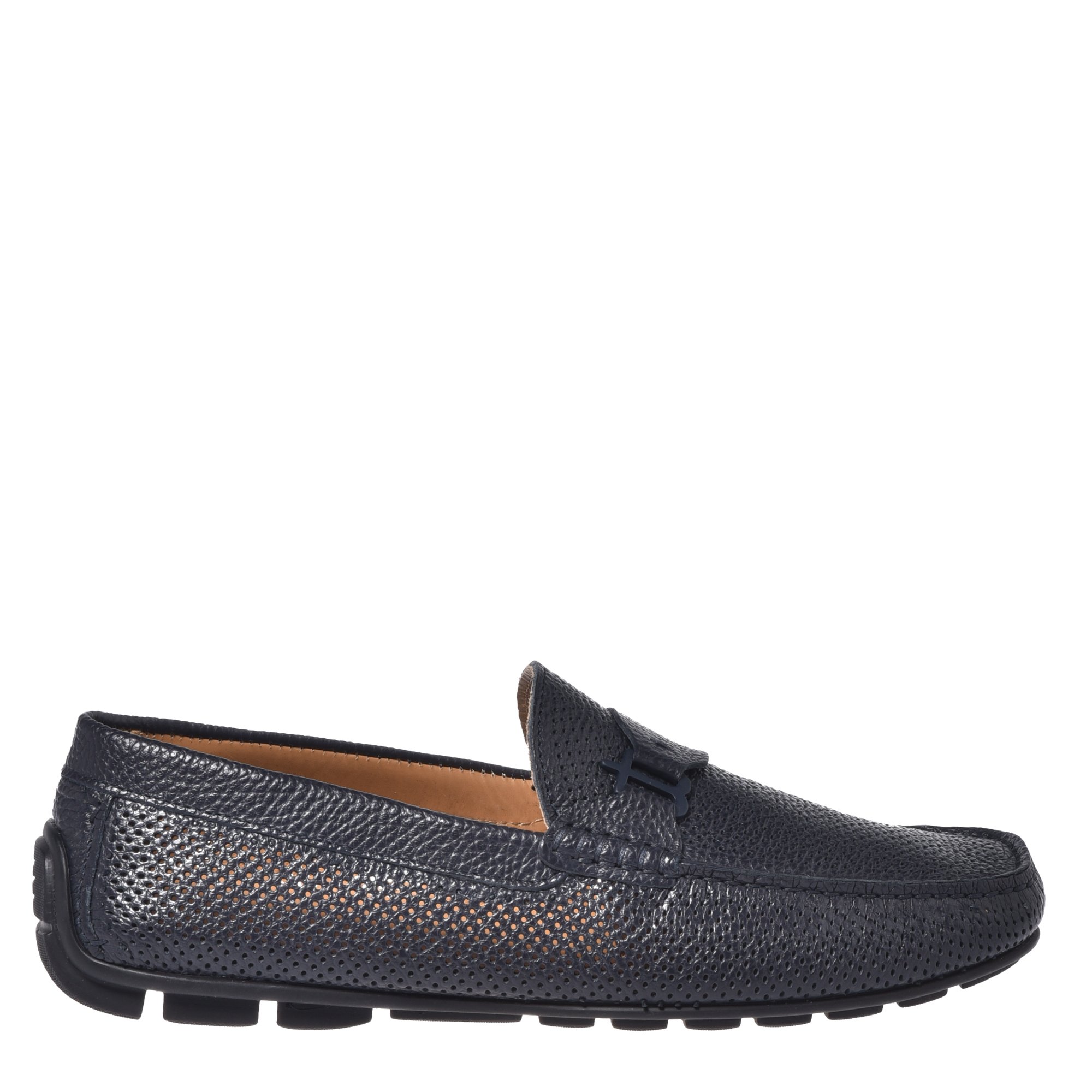 Blue perforated loafer image