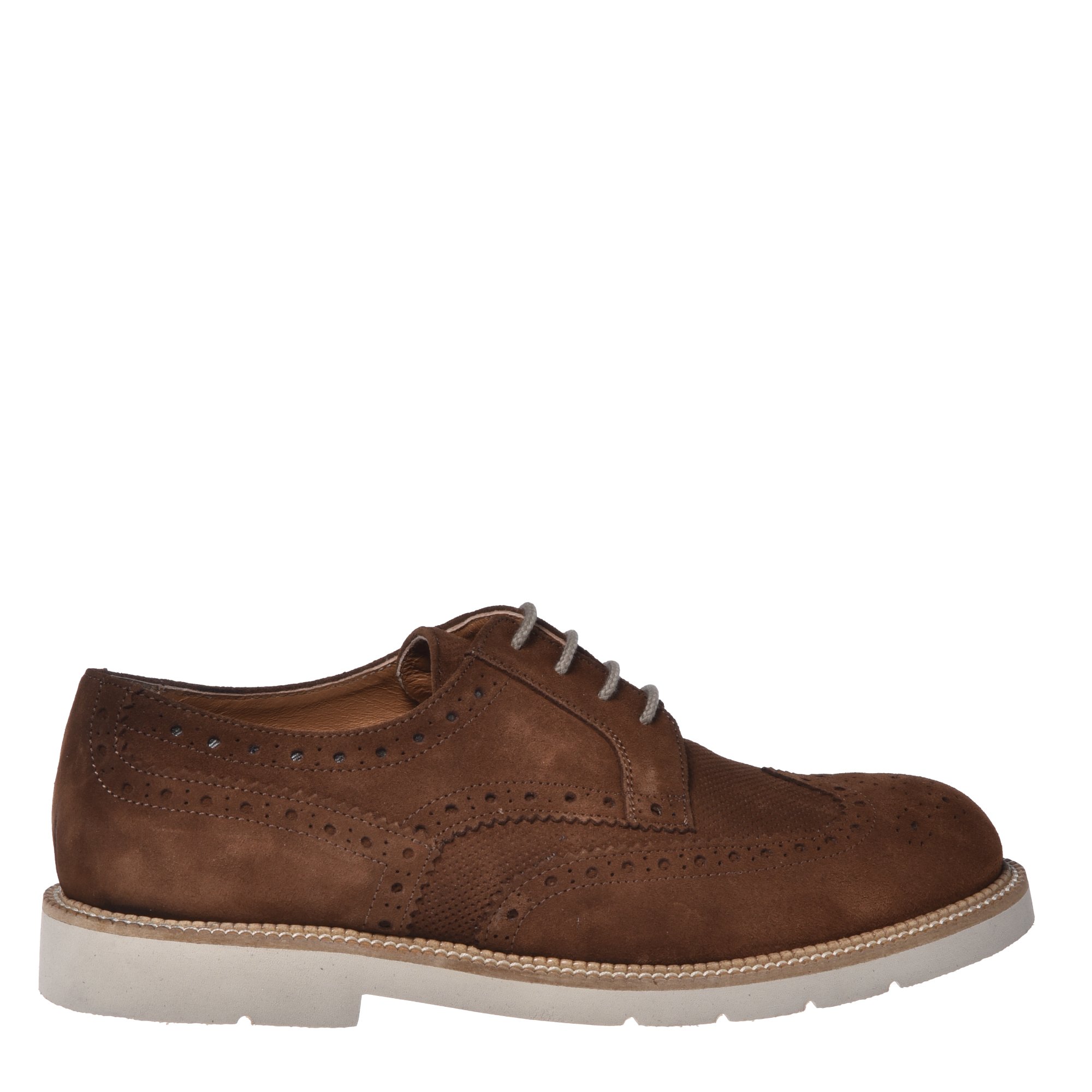 Brown suede lace-up image