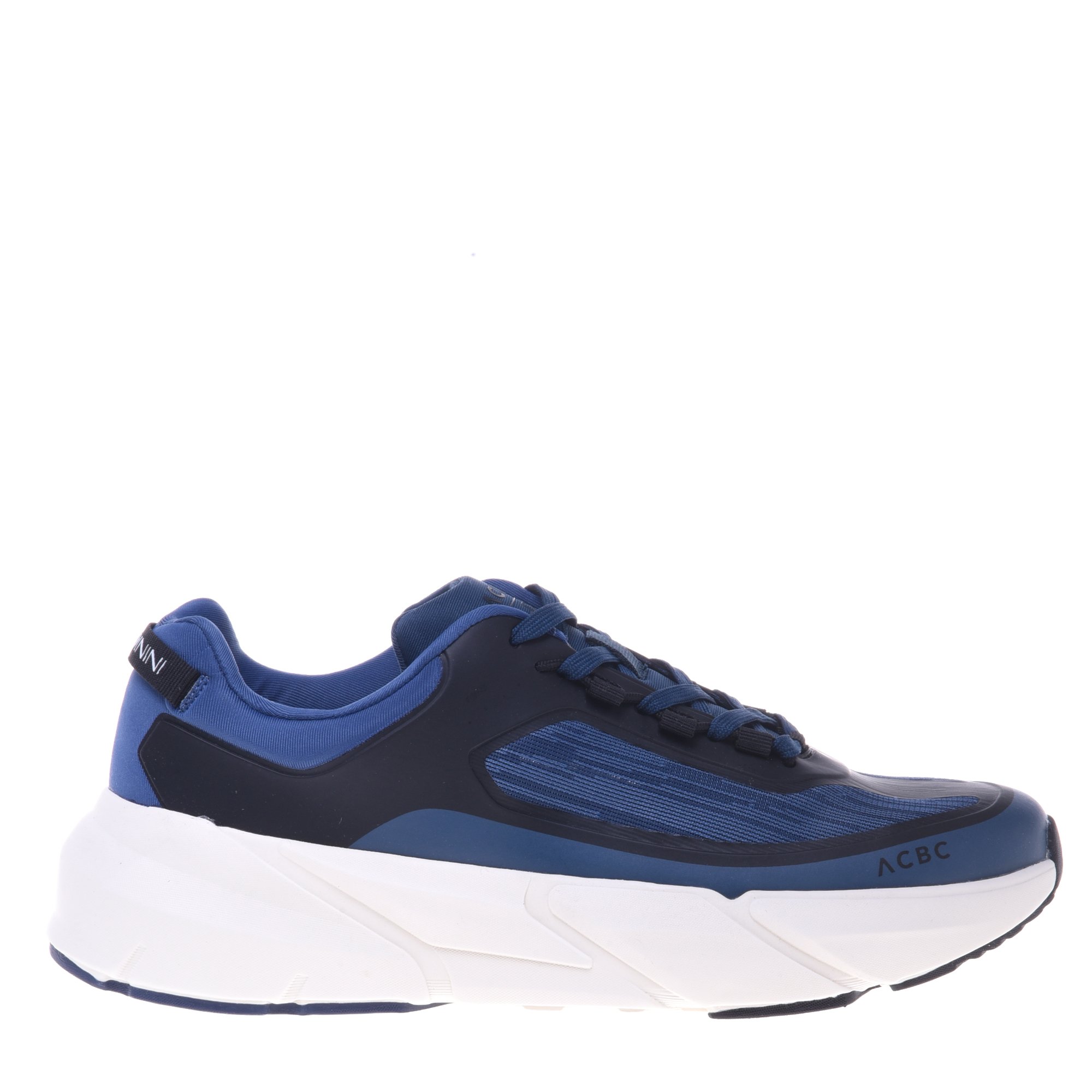 Trainer in blue imitation leather image