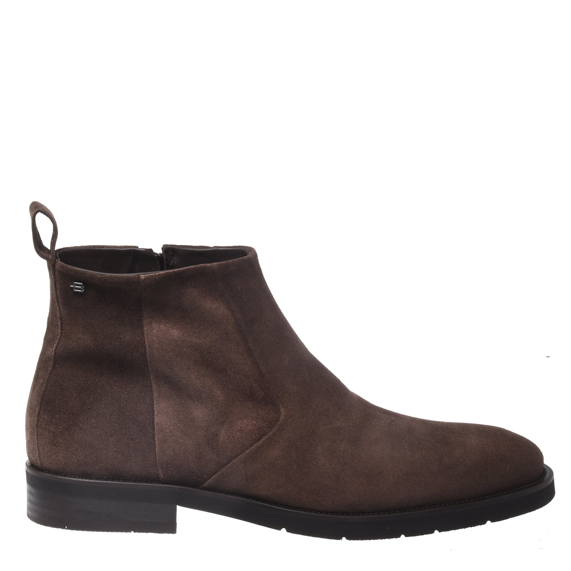 Ankle boot in brown suede leather image