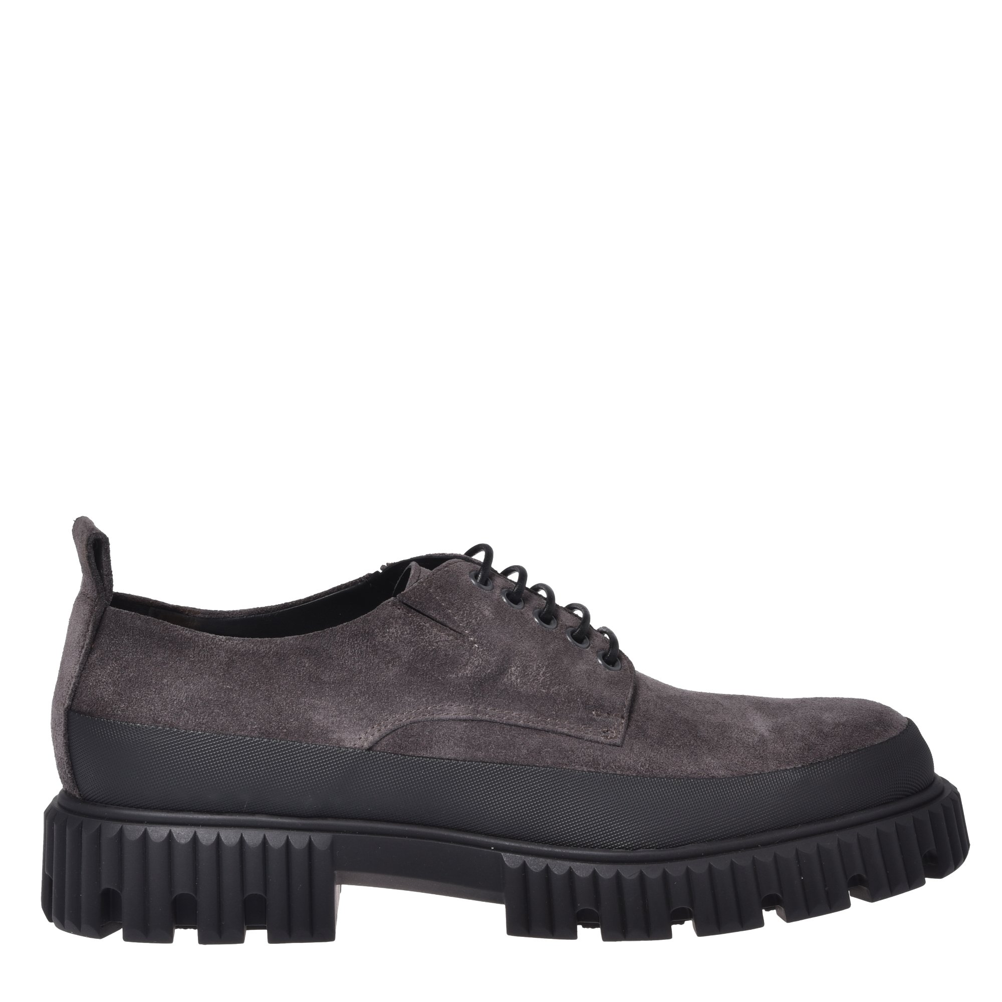Grey suede lace-ups image