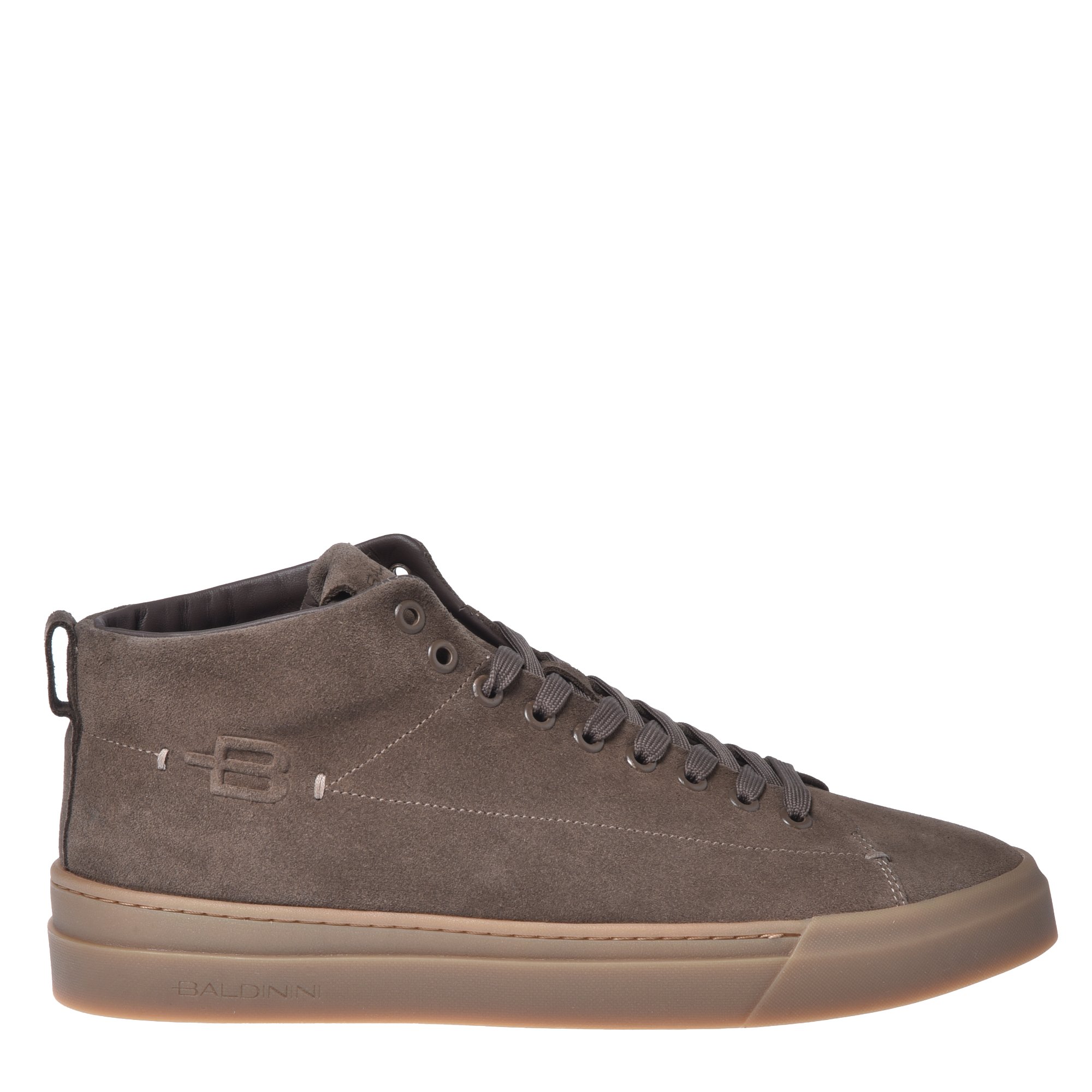 Beige suede trainers image