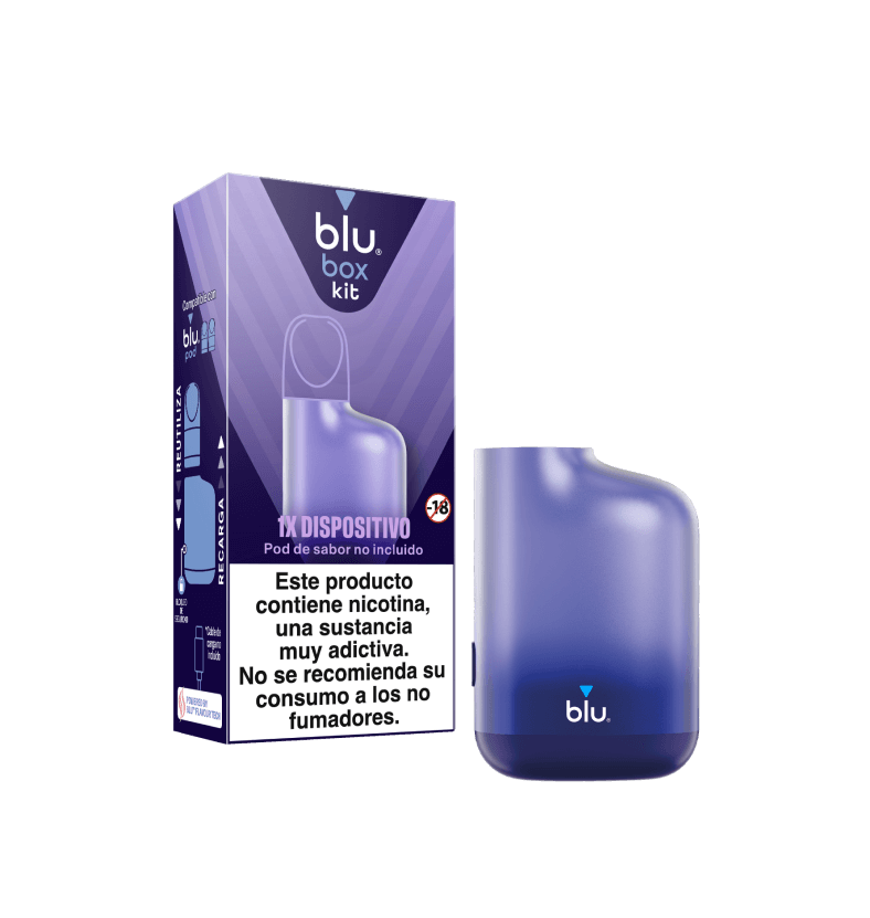 blu box Kit - Vaper recargable metalizado