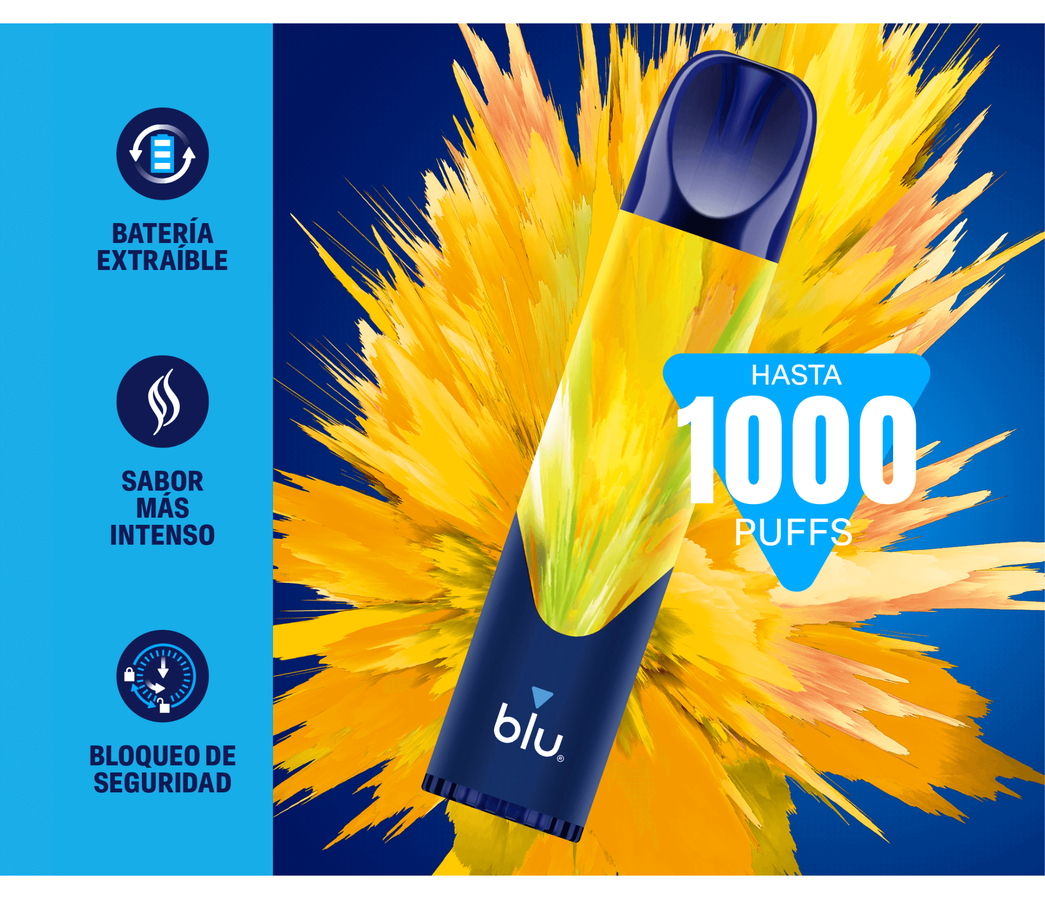 Descubre los vapers desechables blu Bar con 1000 caladas| blu®