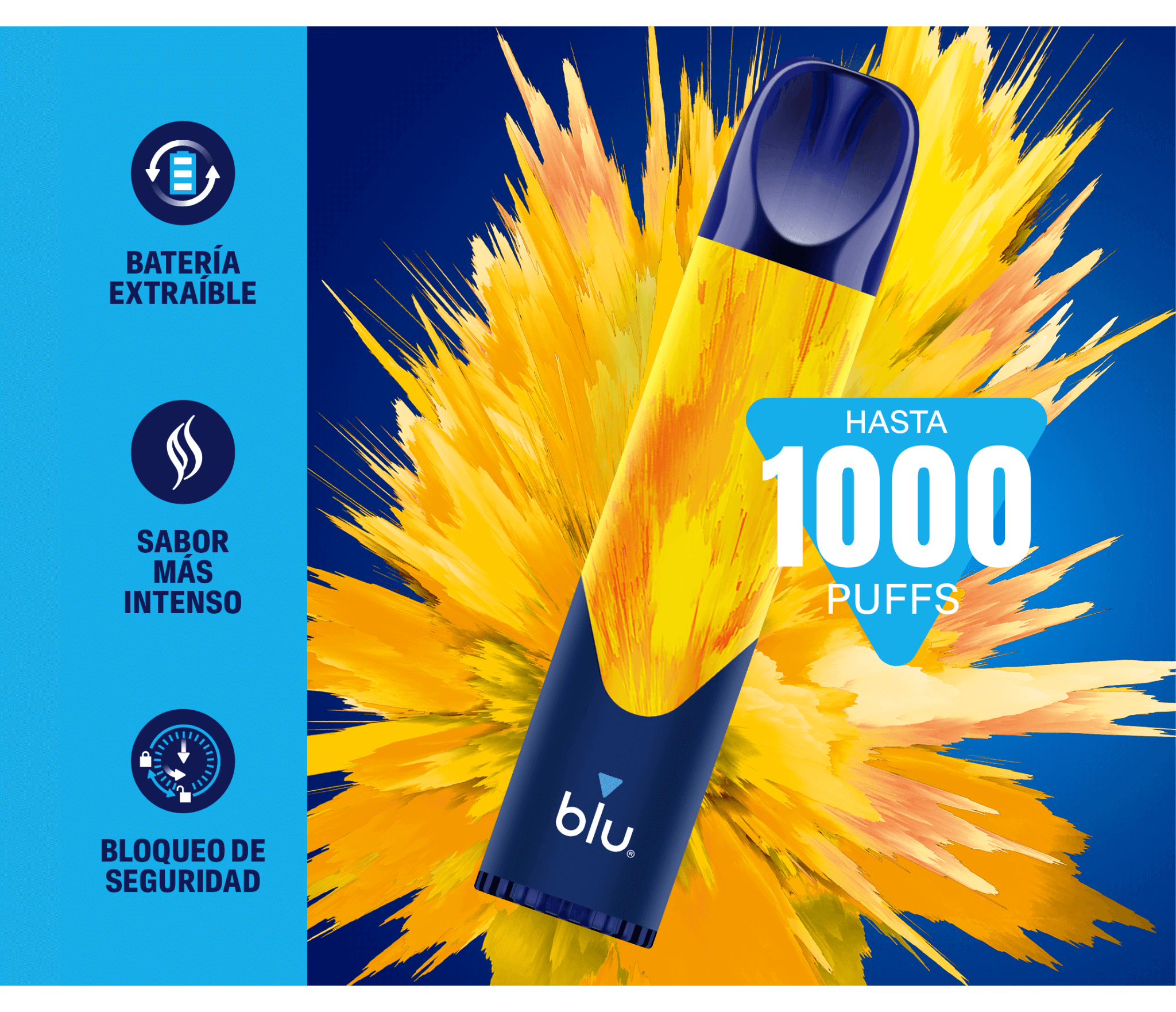 Descubre los vapers desechables blu Bar con 1000 caladas| blu®