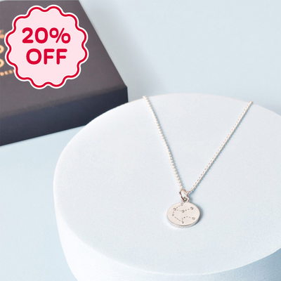 'Aquarius' Zodiac Silver Necklace
