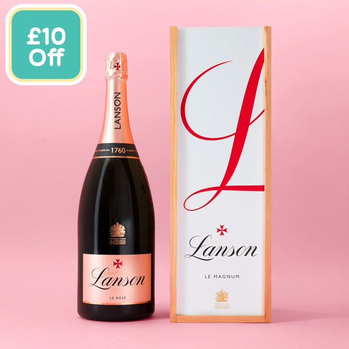 Lanson Le Rosé Champagne 150cl Gift Box