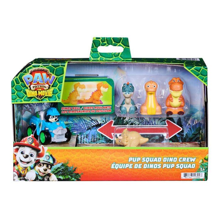 Paw Patrol The Dino Movie Pup Squad Dino Crew Playset