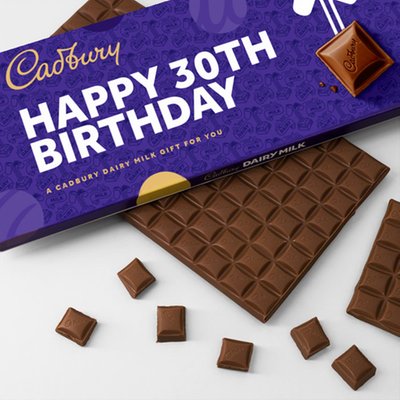 Cadbury Dairy Milk Happy 30th Birthday Bar (850g)