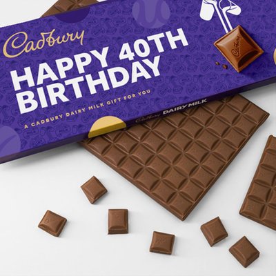 Cadbury Dairy Milk 40th Birthday Bar (850g)