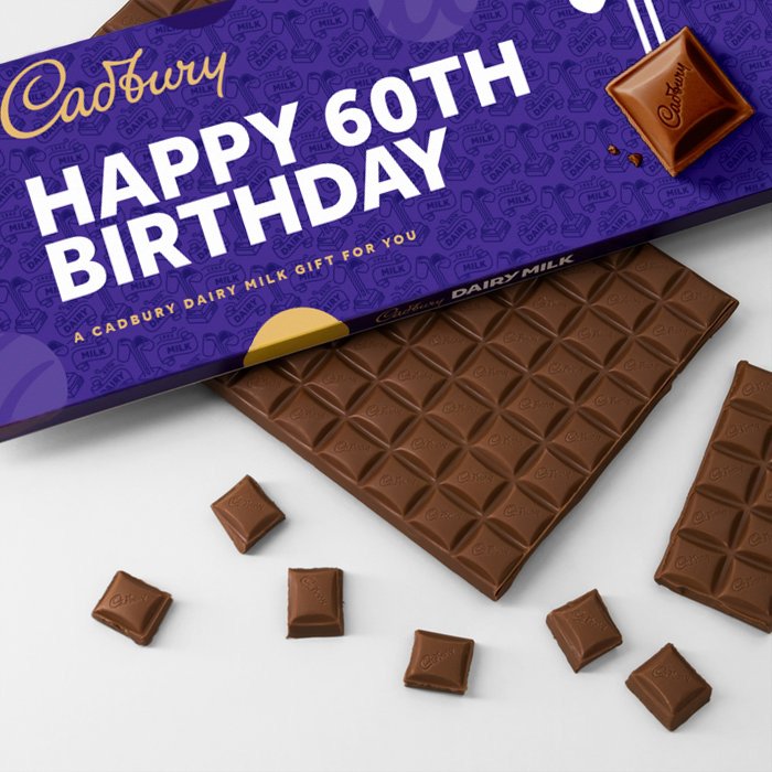 Cadbury Dairy Milk 60th Birthday Bar (850g)