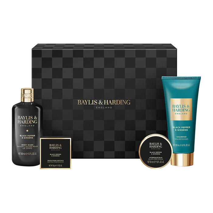 Baylis & Harding Black Pepper & Ginseng Men's Body Care Kit Gift Set