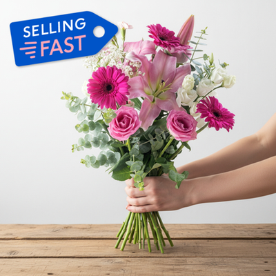 Pink Blush Fresh Flower Bouquet