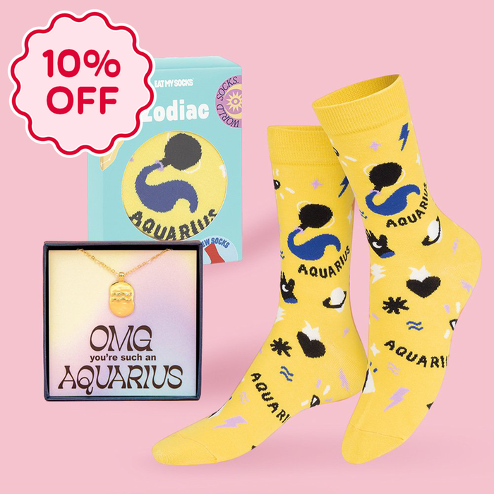 Aquarius Necklace & Socks