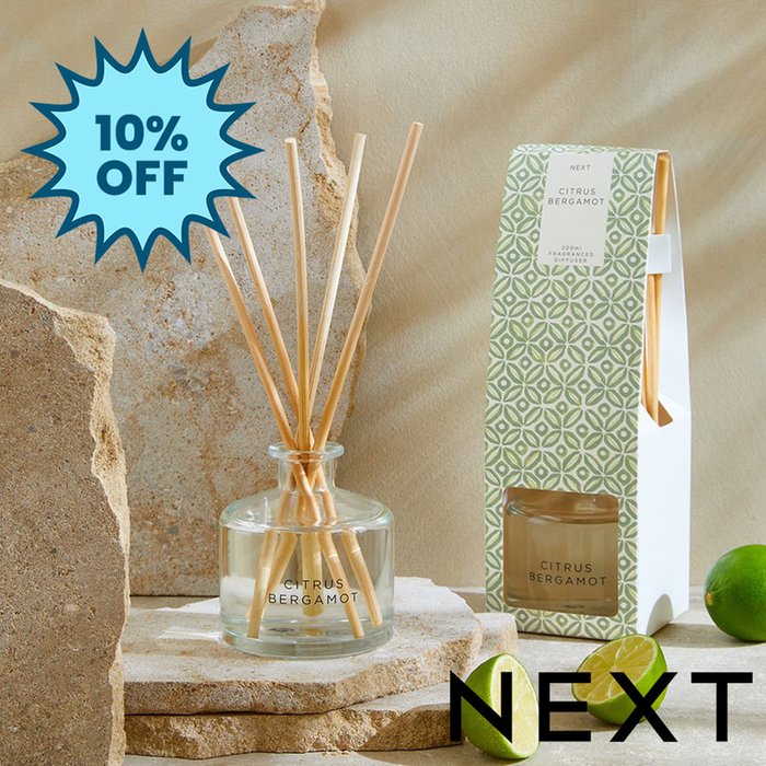 NEXT Citrus Bergamot 200ml Fragranced Reed Diffuser