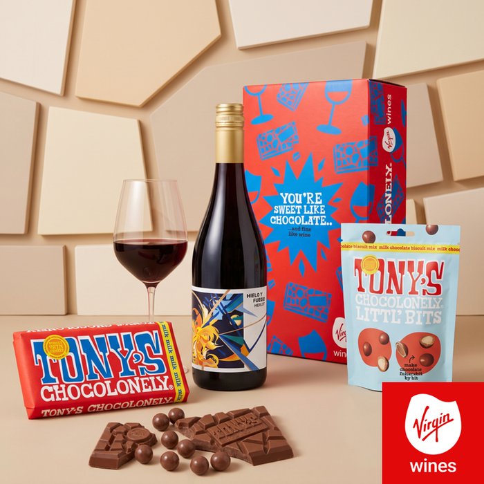 Virgin Wine & Tony’s Chocolonely Red Wine Hamper