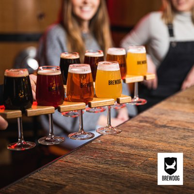 BrewDog Burger and Beer Flight for Two 