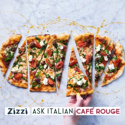 Zizzi, ASK Italian or Cafe Rouge Dining For Two