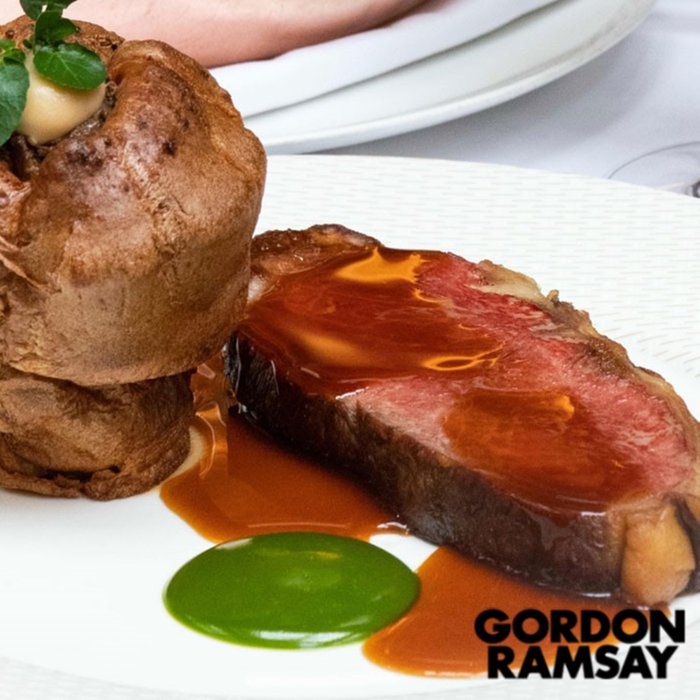 Gordon Ramsay Sunday Roast at The River Restaurant for Two (Savoy Hotel)