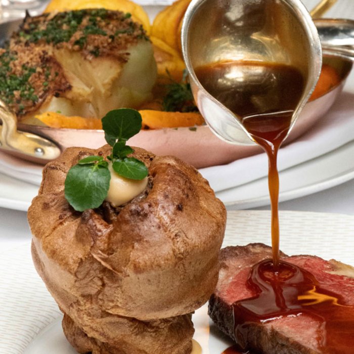 Sunday Roast for Two at The River Restaurant by Gordon Ramsay at The Savoy Hotel, London