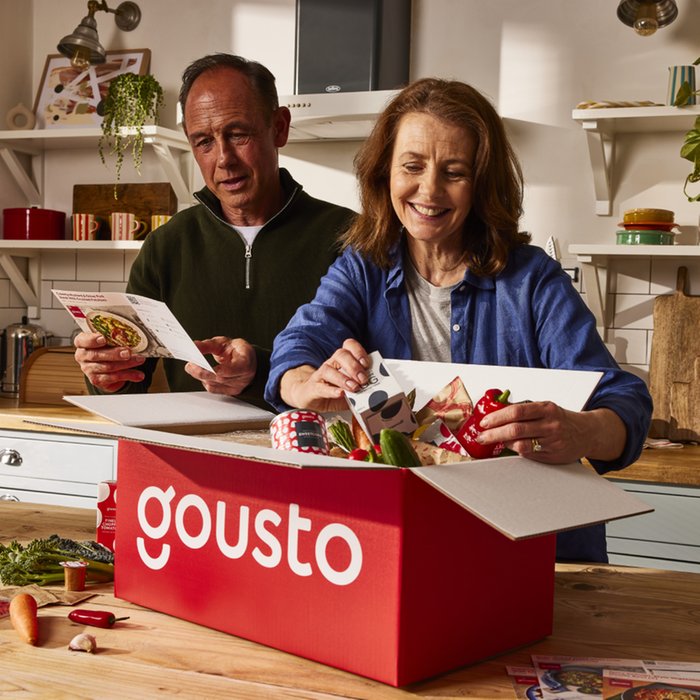 Gousto One Week Recipe Box with Four Recipes for Two People