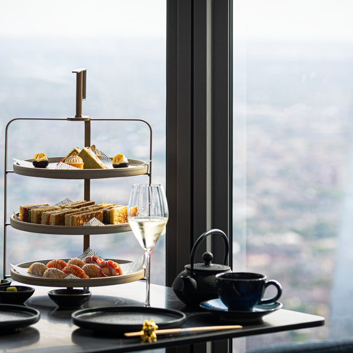 Take your celebration to new heights - Sky High Afternoon Tea for Two at Gordon Ramsay's Lucky Cat