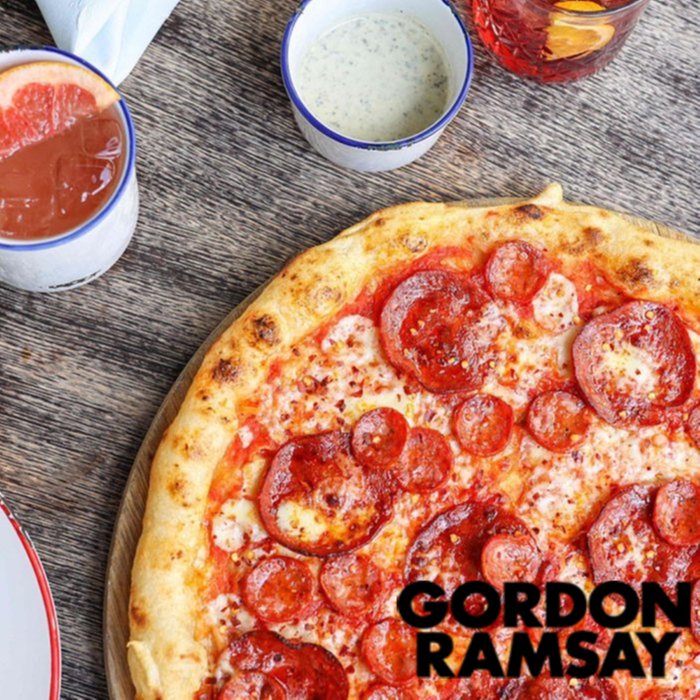 Gordon Ramsay's Street Pizza Bottomless Pizza and a Cocktail for Two