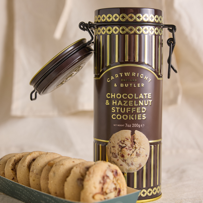 Choc Hazelnut Stuffed Cookies