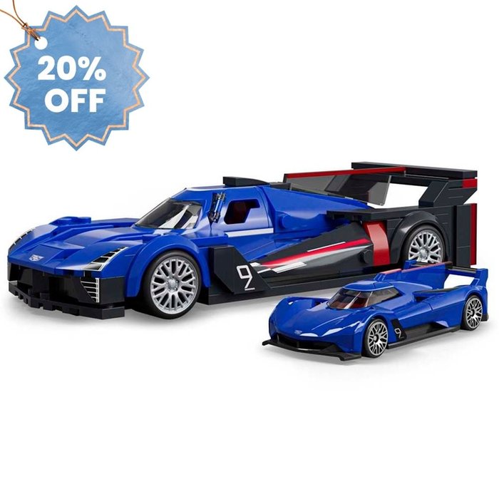Brick Shop Hot Wheels Cadillac Project GTP Hypercar Construction Set