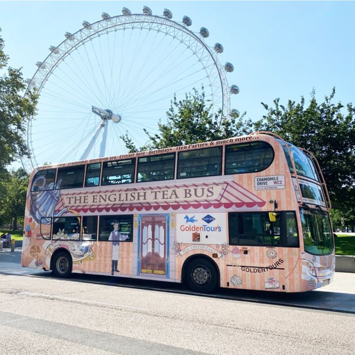 Afternoon Tea Bus with Tour of London for Two Adults