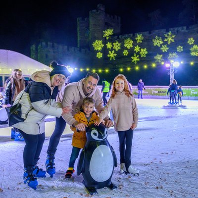 Christmas at Warwick Castle with Ice Skating for Two