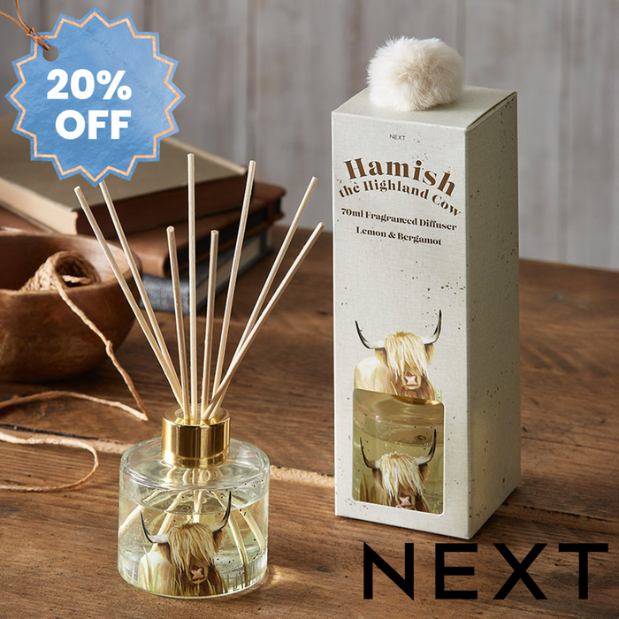 NEXT Hamish The Cow 70ml Reed Diffuser